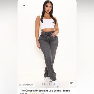 NWT Fashion Nova Crossover Jeans